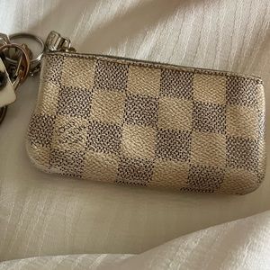 Louis Vuitton Zip Damier Wallet/Key chain